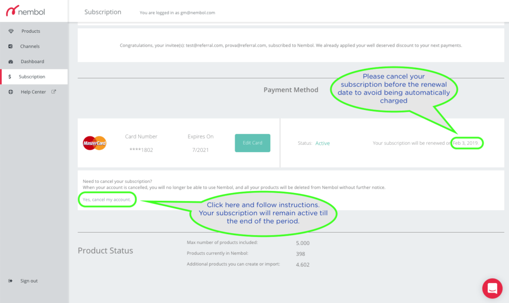 How And When To Cancel A Nembol Subscription 