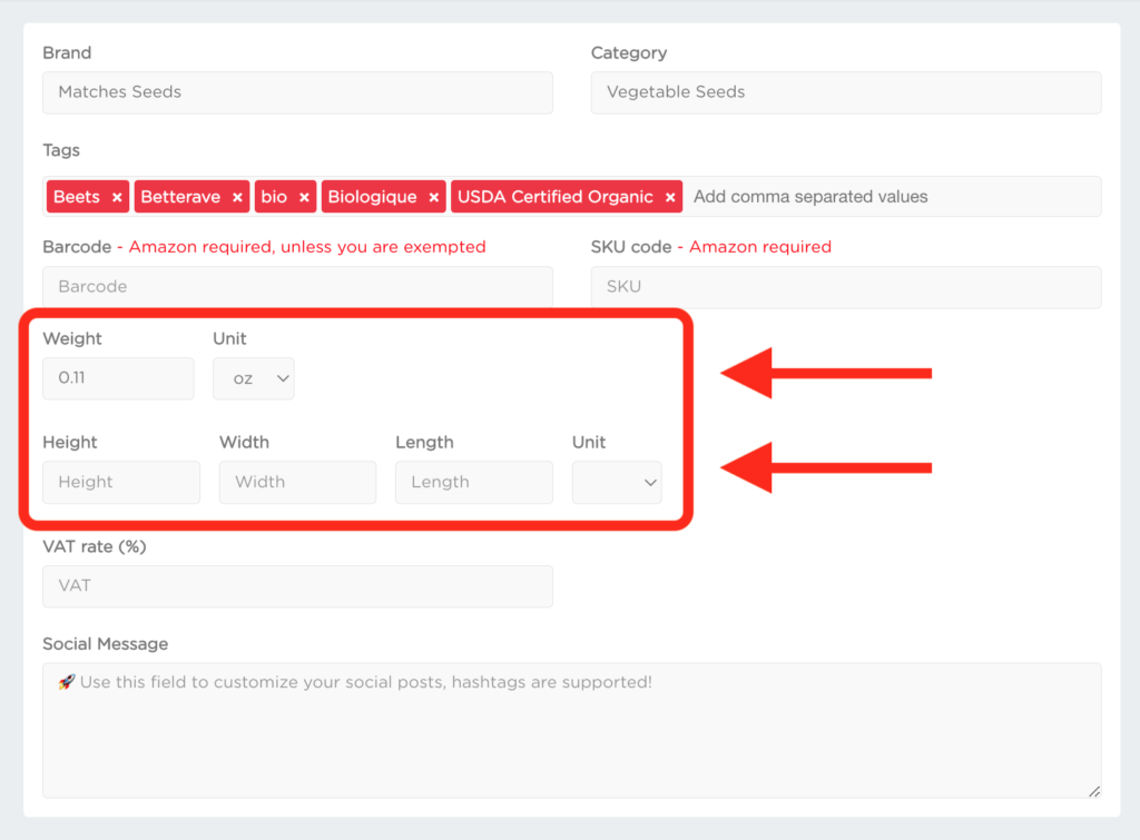 Could Not Set A Calculated Shipping Profile To The Listing