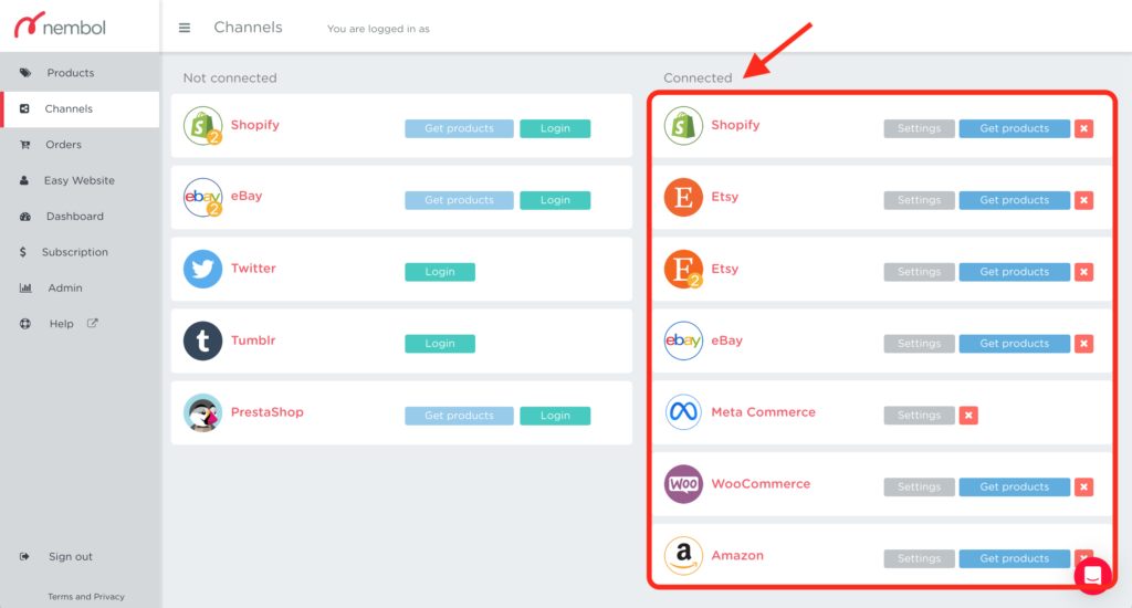 Quantity Sync Function On Nembol